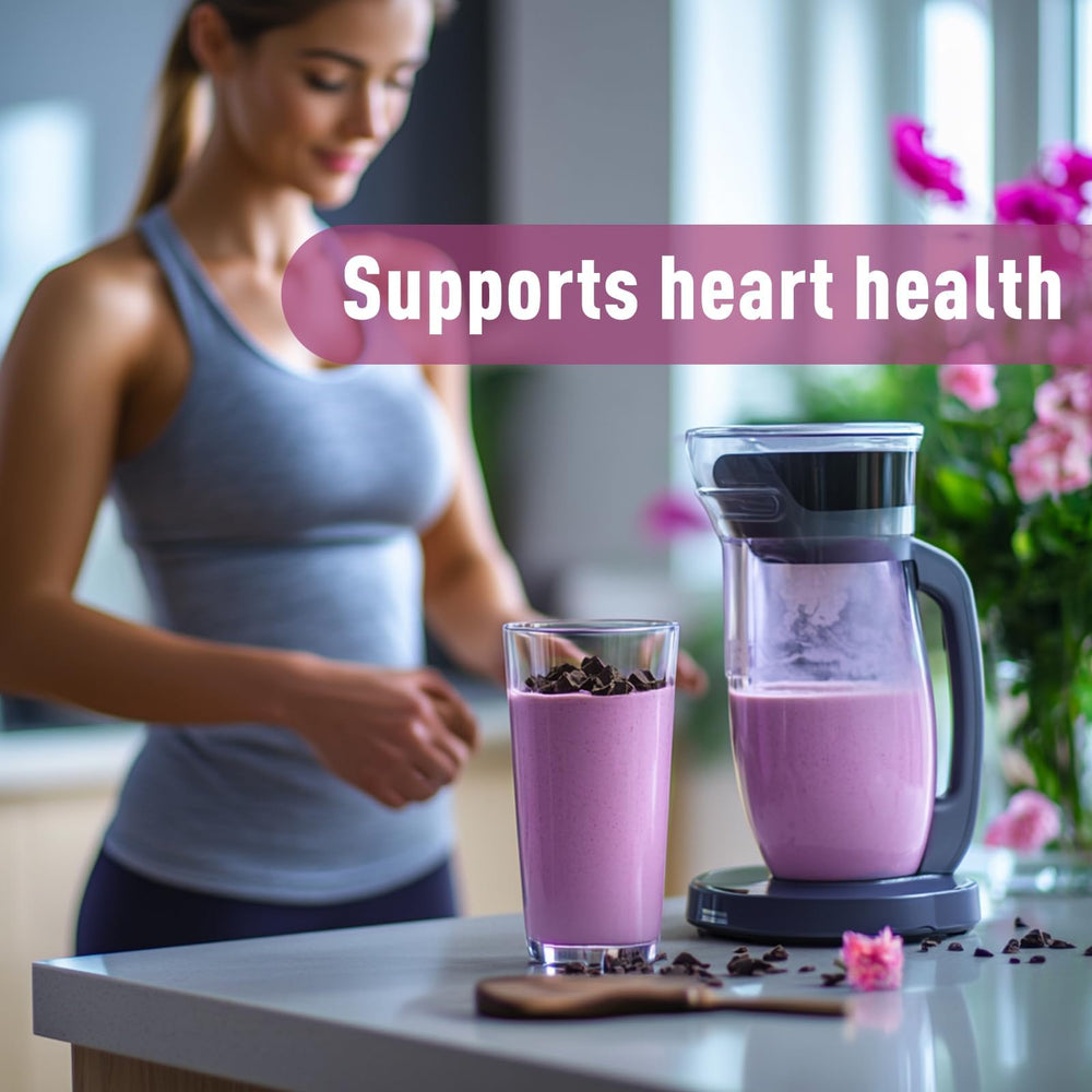 UNLEASH'D ORGANIC elderberry juice powder in a kitchen setup