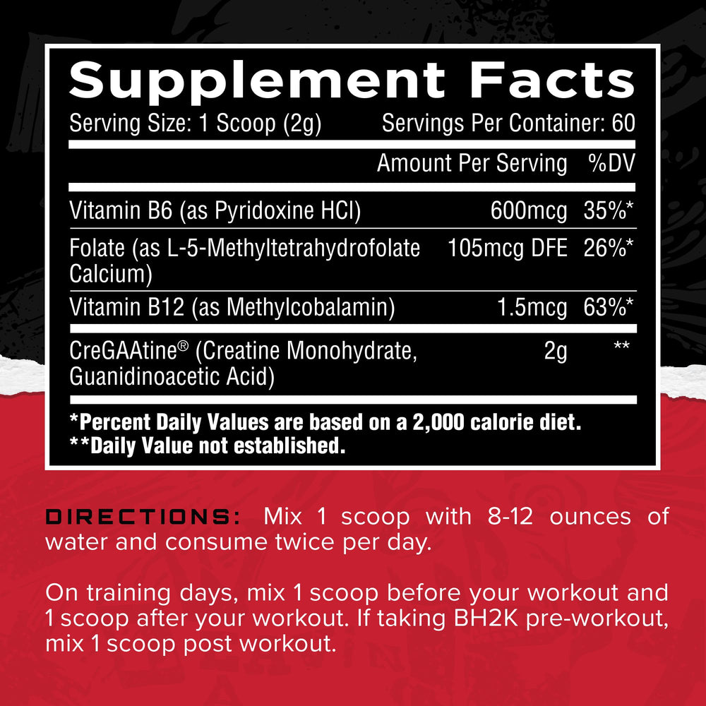 unmatched cregaatine powder dissolving in water to show fast mixability