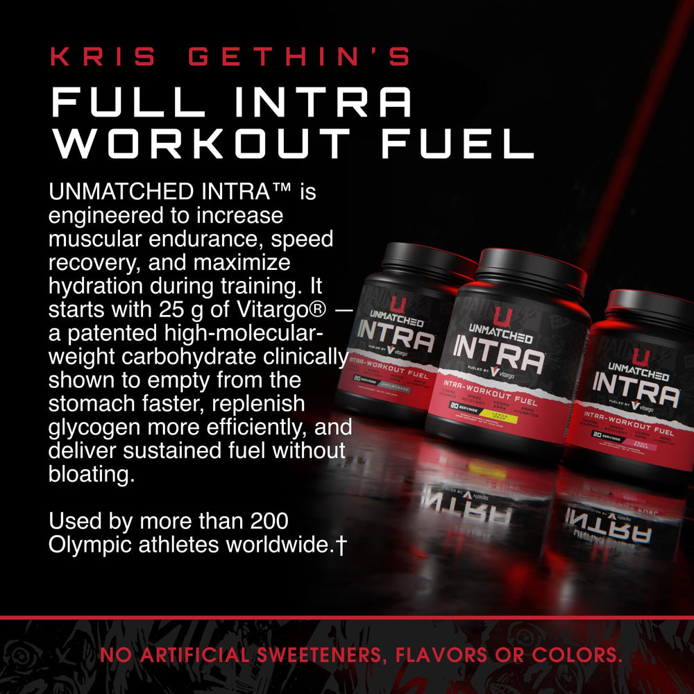 Unmatched Intra-Workout Powder mixed in water for fast carb refuel and endurance