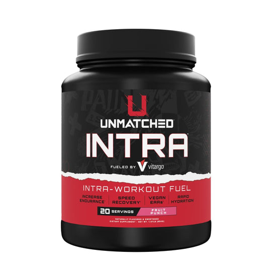 Unmatched Intra-Workout Powder Fruit Punch scoop powering quick energy during training