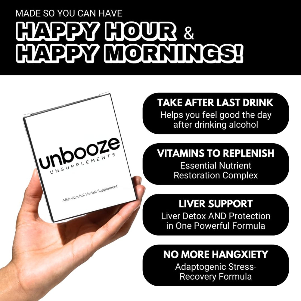Unsupplements Unbooze pocket pack for on-the-go capsules.