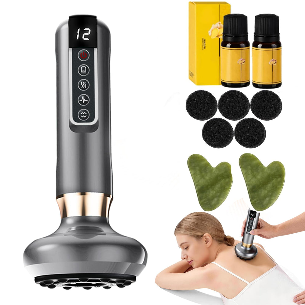 Uojojop electric cupping device with suction modes for targeted cellulite contouring at home.