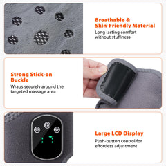 UOTT Massager near charging indicator highlights auto shut-off feature