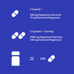 UpNourish vegan formula image underscoring high absorption magnesium glycinate benefits.