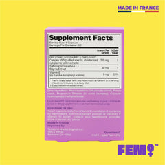 Upsa FEM Perimeno on a nightstand for bedtime use.