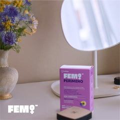 Travel-friendly Upsa FEM Perimeno packaging for on-the-go.