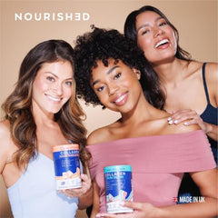 Upsa Nourished Collagen Skin Glow biodegradable pouch highlights travel-friendly packaging.