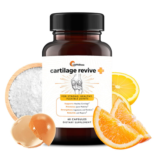 UpWellness Cartilage Revive bottle with label promoting joint health.