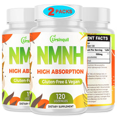 Ursinquil Sublingual NMNH 500mg bottle for easy daily NAD support.