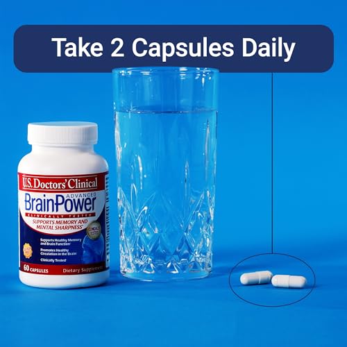 BrainPower Advanced capsules poured into a hand for daily use