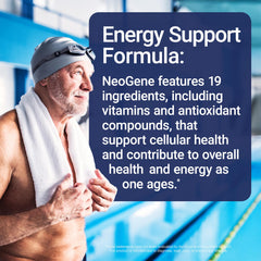 NeoGene dosage instruction showing two tablets per day