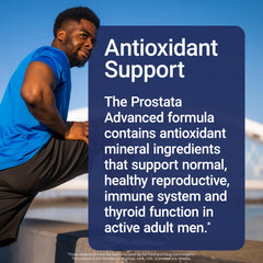US Doctors' Clinical Prostata Advanced daily routine with glass of water.