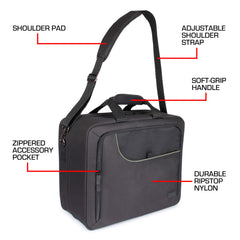 USA Gear XL CPAP bag keeps accessories organized in an external pocket.