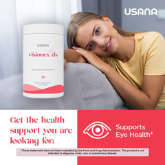 USANA Visionex DS tablets closeup for easy daily use