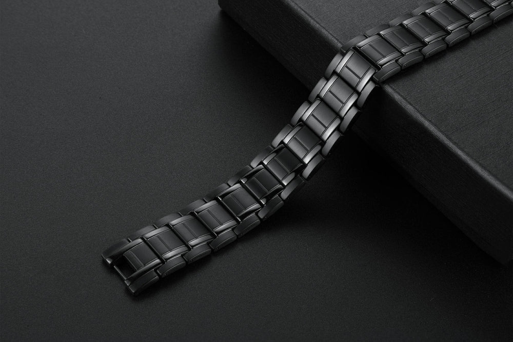 USWEL Strengthen bracelet on desk shows 613pcs minerals for magnetic field synergy.