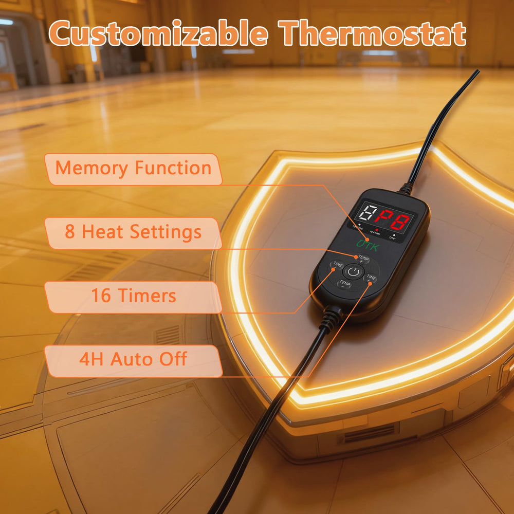 UTK soft fabric cover offers comfortable contact during use.