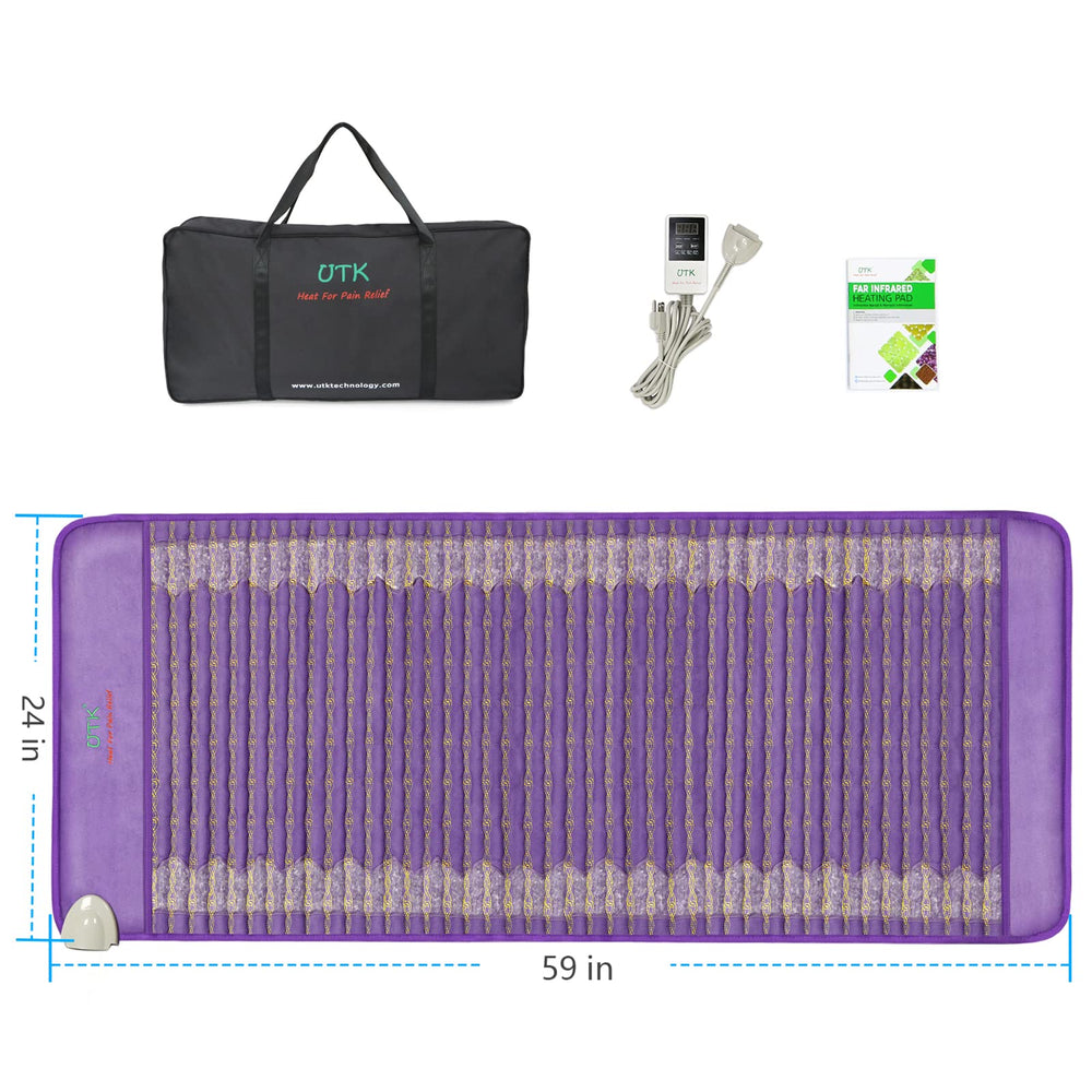 Gift-ready UTK Amethyst heating pad for thoughtful present