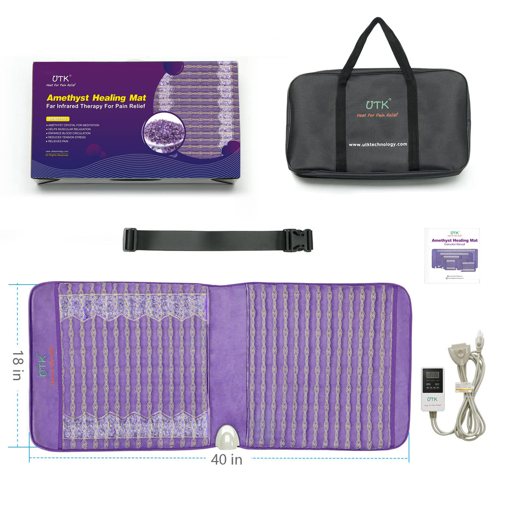 UTK auto-off timer on heating pad for safe, convenient sessions.