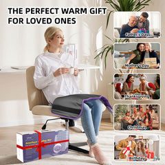 UTK 24x16 inch heat pad with soft cover closeup for skin comfort