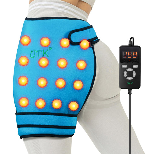 UTK hip heating pad with 16 natural jades for deep warmth.