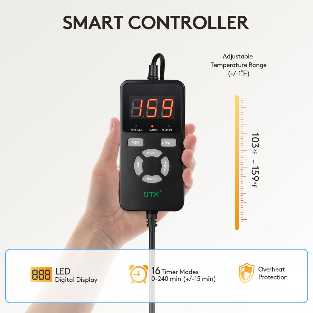Extended 14 ft cord enables flexible placement in living areas.