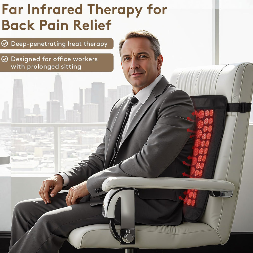 UTK infrared heating pad 24x16 inch coverage provides even back warmth