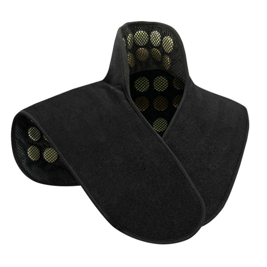 UTK neck-shoulder pad close-up showing far infrared warmth for tense muscles