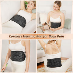 UTK targeted heat belt for lower back, waist, and abdomen comfort.