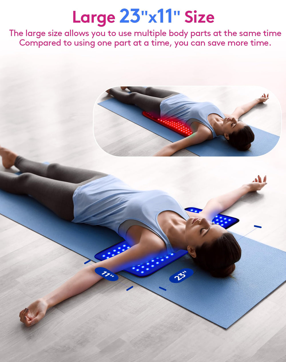 UTK therapy pad controls timer for easy session customization