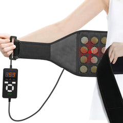 UTK vibrating far-infrared heating pad on back delivers targeted warmth for relief