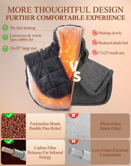 UTK weighted design with tourmaline balls enhancing fit and warmth