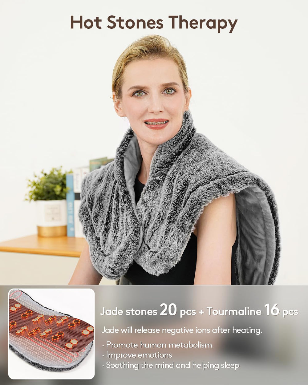 UTK wired heating pad delivers up to 159°F for quick warmth