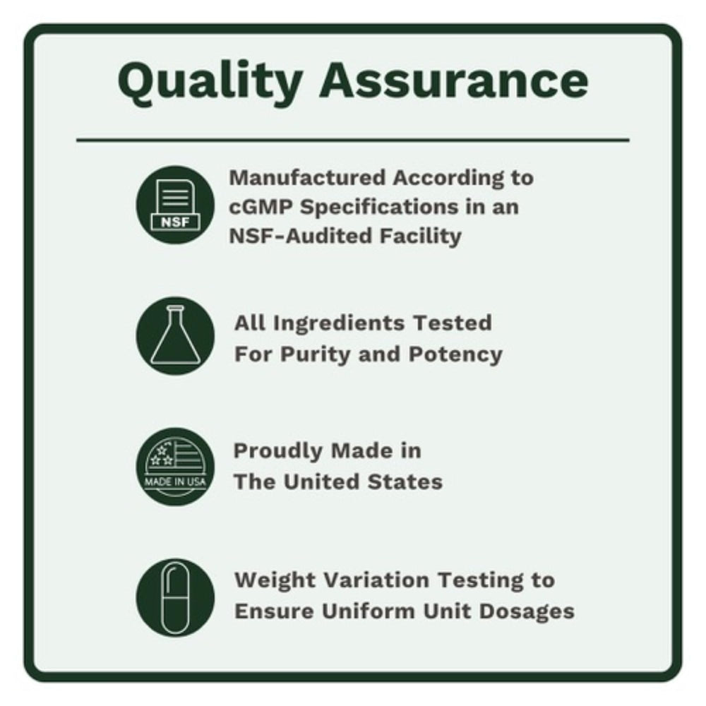 US-made badge alongside a clean contemporary bottle, conveying quality and reliability