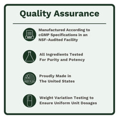 US-made badge alongside a clean contemporary bottle, conveying quality and reliability