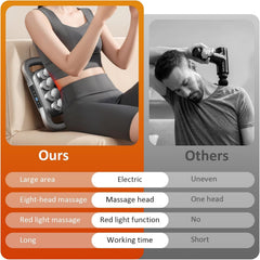 Uvappit compact case keeps the massager ready for travel.
