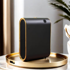 UXIKAPEEN Scent Air Machine front view shows a sleek black diffuser for premium spaces.