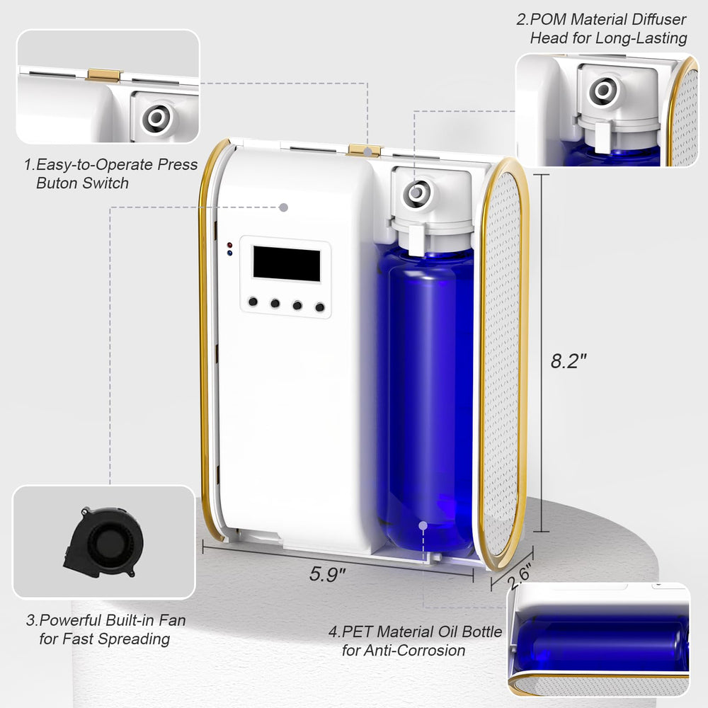 UXIKAPEEN Tabletop placement for convenient fragrance diffusion on desks or shelves.