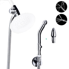V-Frankness shower enema system hose 100 inches enables flexible in-shower cleansing