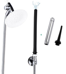 V-Frankness shower enema system hose offers flexible cleansing in the shower