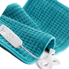 VAAGHANM electric heating pad on back and shoulders provides soothing warmth.