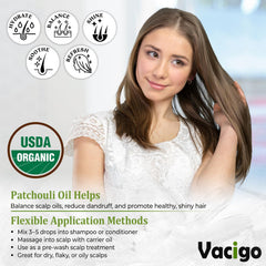 VACIGO Patchouli Oil for skincare and natural fragrance in daily routine