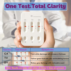 Vaginitis Test Kit complete kit packaging shows all included items
