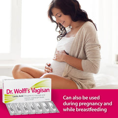 Panty liner is recommended during Vagisan Lactic Acid use.