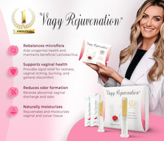 Box showing ten 3 g vaginal gel ovules for regular use.