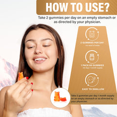 VAITE Alpha Lipoic Acid Gummies in hand for convenient daily use.