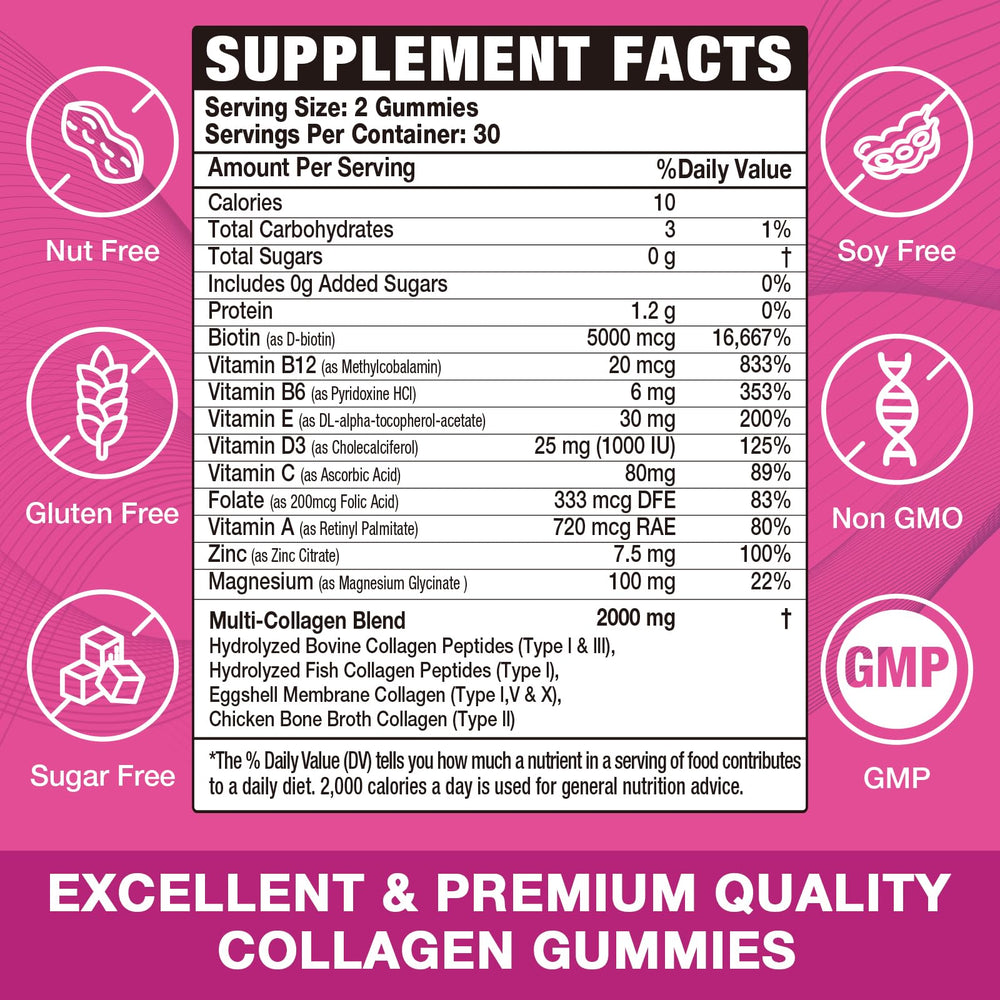 VAJYKEWJY collagen gummies closeup showing chewy texture for easy daily use.