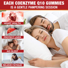 VAJYKEWJY CoQ10 Gummies omega-3 inset showing fortified blend.