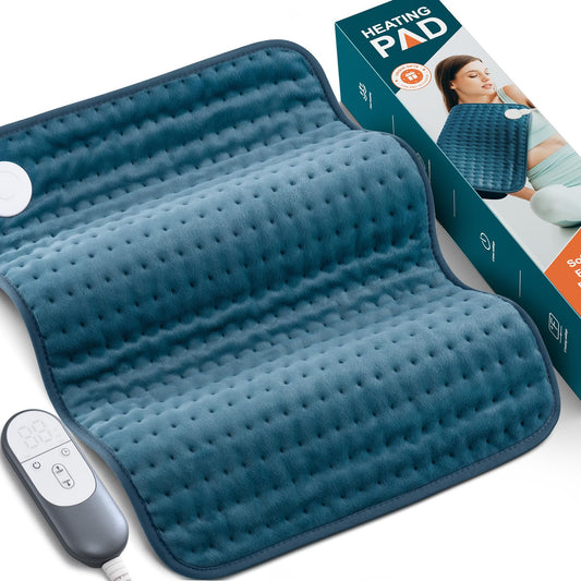 VALGELUIK heating pad with full-coverage design for back and neck comfort.