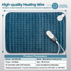 VALGELUIK heating pad promotes relaxation after a busy day.
