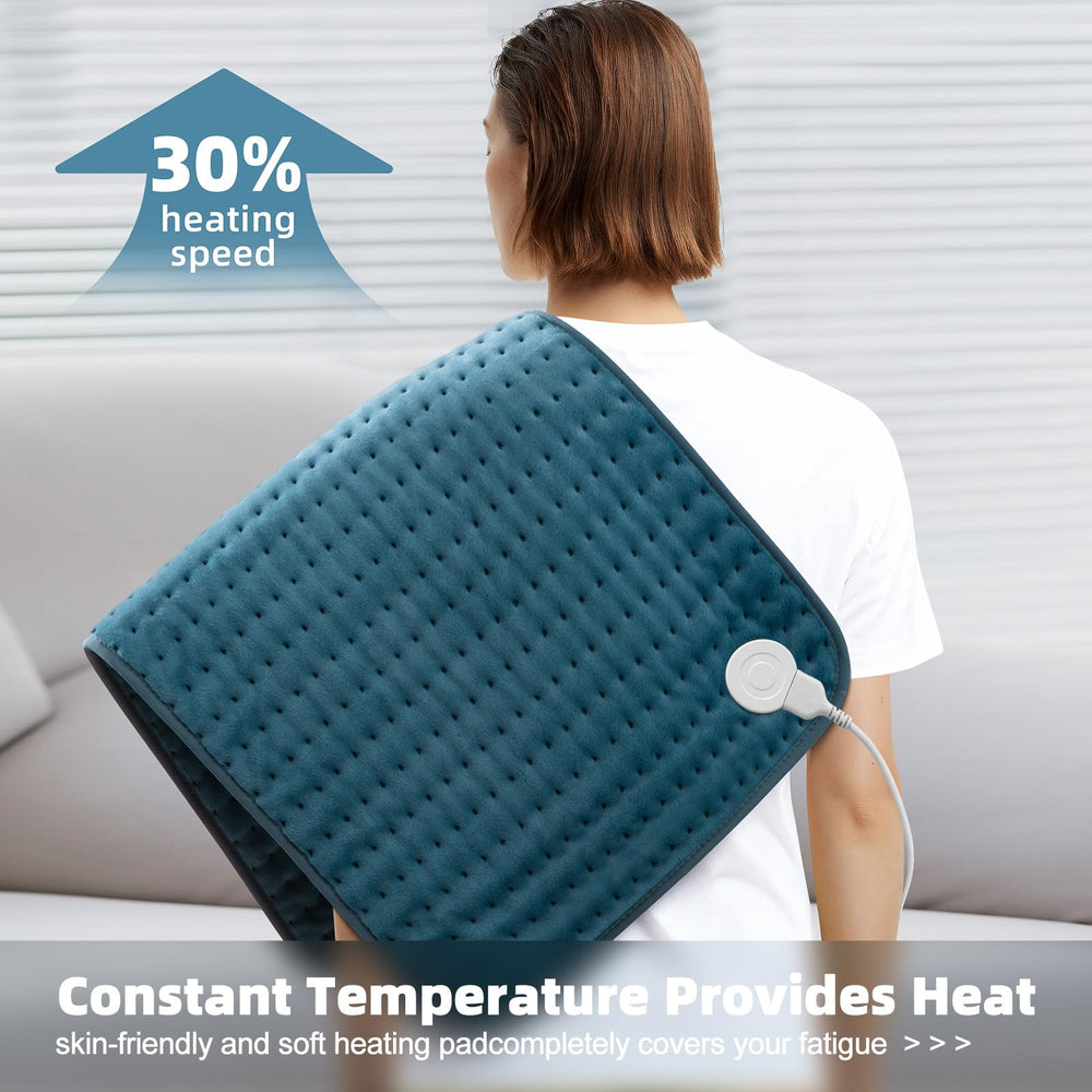 VALGELUIK ultra-soft microplush fabric enhances comfort during heat therapy.